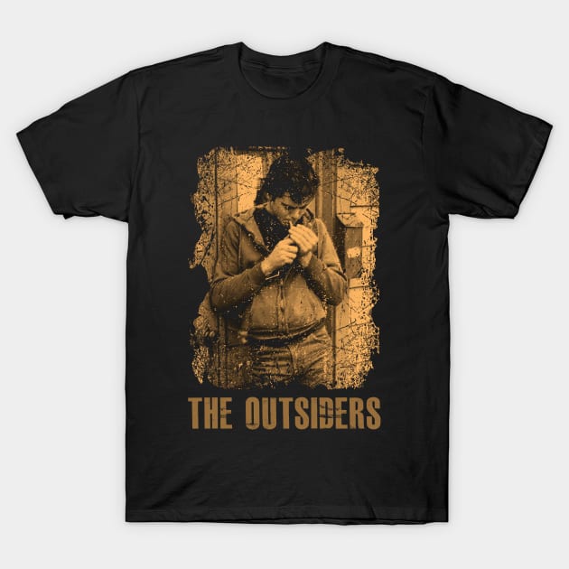 Stay Gold Memories Commemorate the Timeless Themes and Heartfelt Moments of Outsiders T-Shirt by Amir Dorsman Tribal